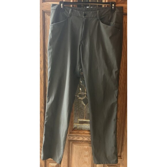 Lululemon Other - Lululemon Men's Commission Charcoal Warpstreme Pants W38/36 Athletic 5 Pocket